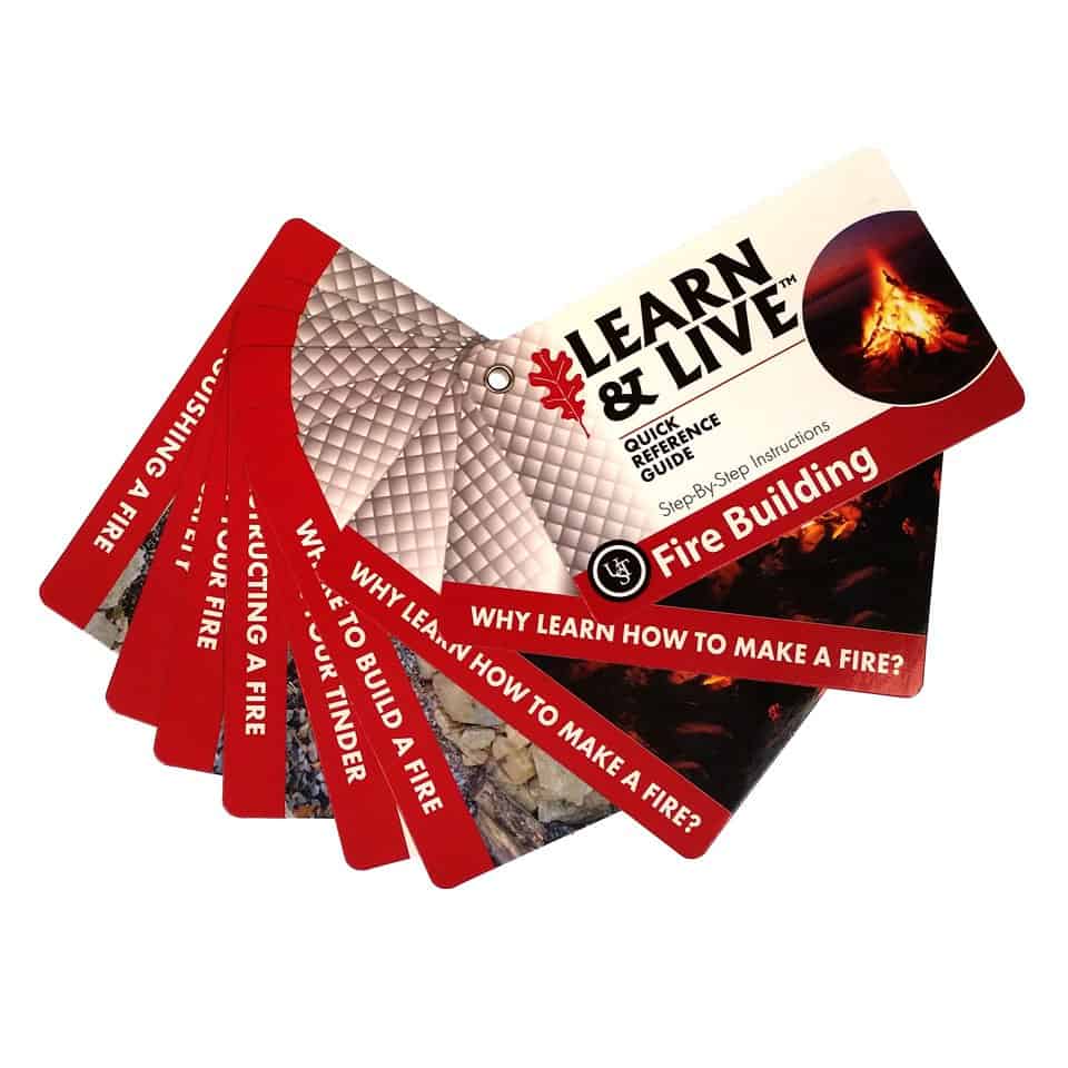 Ultimate Survival Technologies Learn & Live Cards - Fire Building