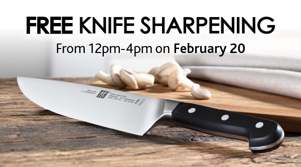 Free Knife Sharpening