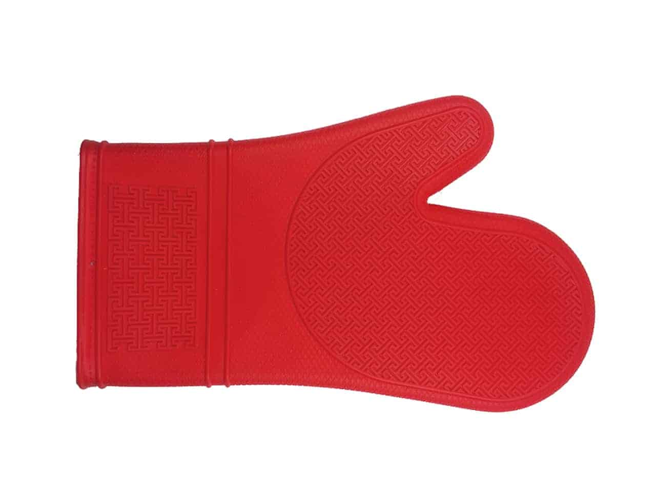 PORT STYLE SILICONE OVEN MITT - RED (PRO2000R)