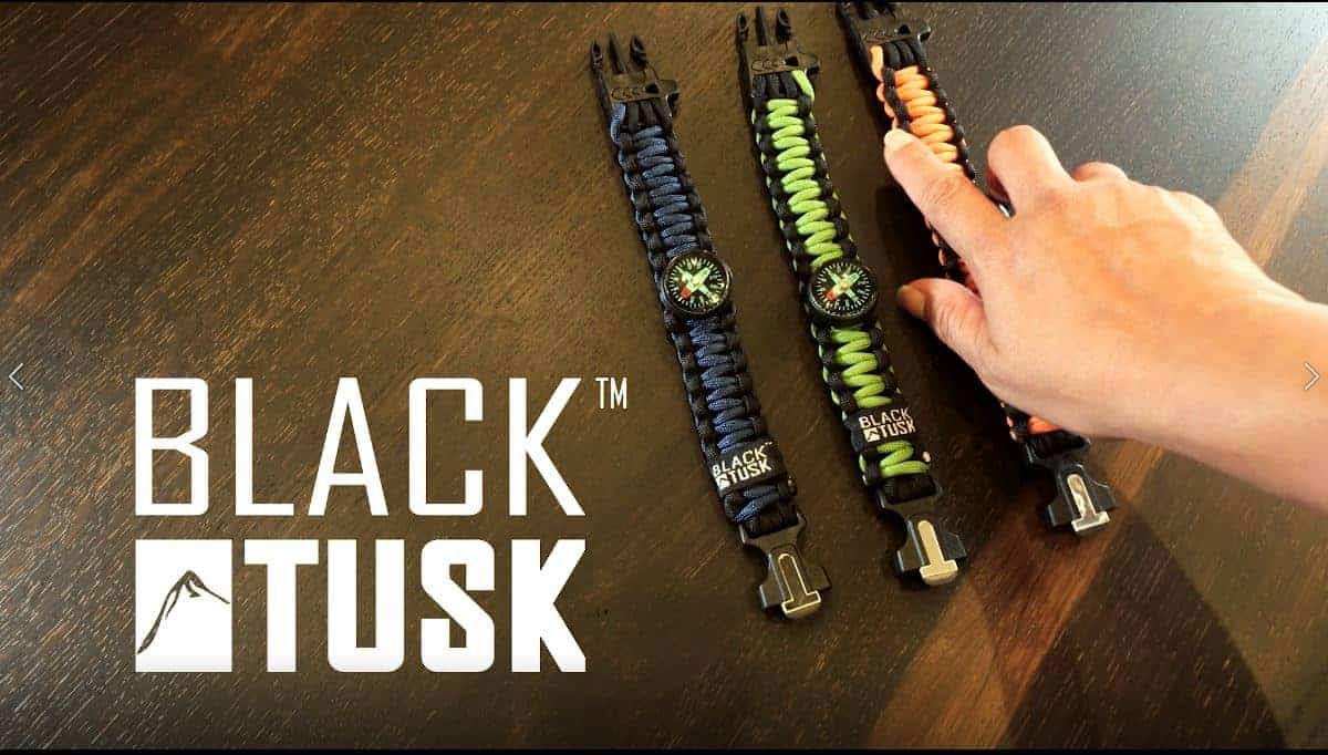 Black Tusk Survival Bracelet